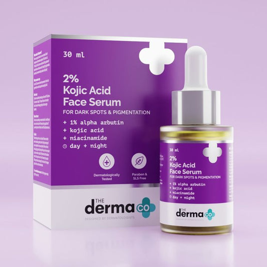 2% Kojic Acid Face Serum with Alpha Arbutin & Niacinamide – Brightening & Even-Tone Formula (30ml)