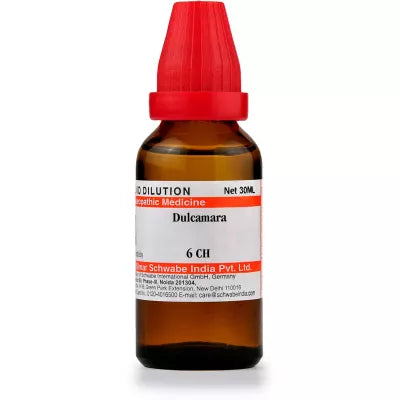 Dr Willmar Schwabe India Dulcamara Dilution 6CH – Homeopathic General Wellness Drops