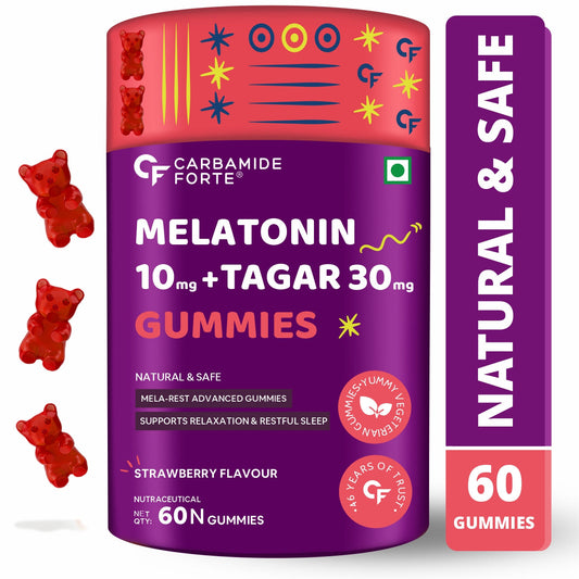 Carbamide Forte Melatonin Gummies with Tagar -60 gummies