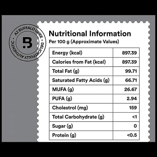 Barosi A2 Buffalo Ghee - 500 ml