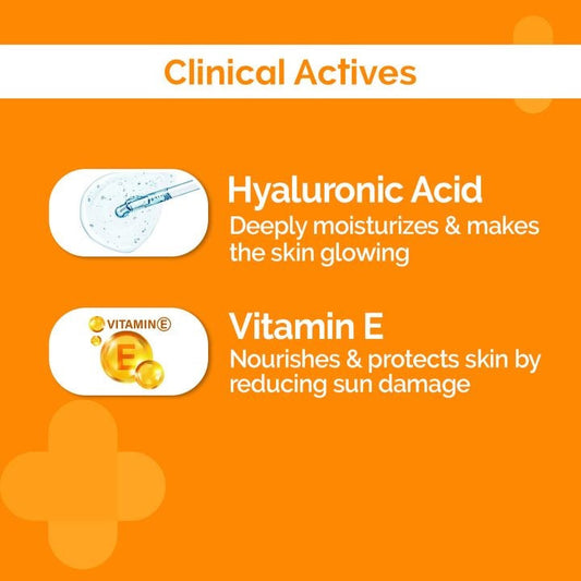 1% Hyaluronic Long Lasting Sunscreen, PA++++ with Hyaluronic Acid - 50 g