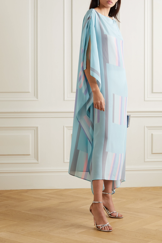 Soft Satin Silk Kaftan, Beach Wear Women's Caftan