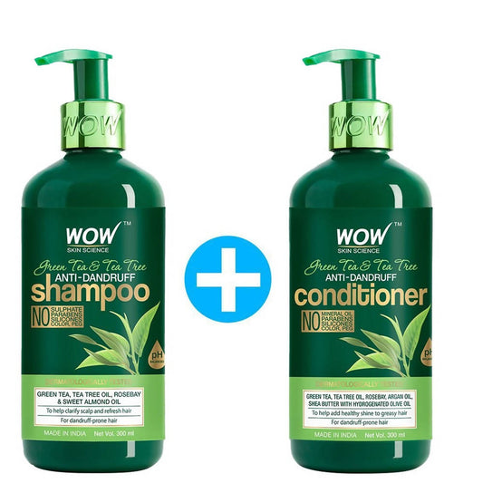 Wow Skin Science Anti-Dandruff Shampoo & Conditioner Combo