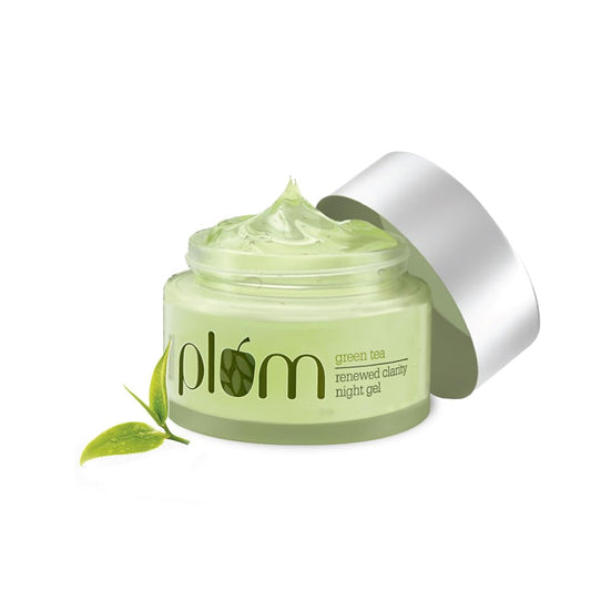 Plum Green Tea Renewed Clarity Night Gel Moisturizer With Glycolic Acid :- 50 gm
