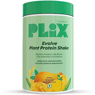 Plix Evolve Plant-Based Protein Powder - 1 kg | Premium Vegan Protein Blend for Daily Nutrition