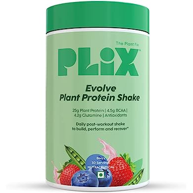 Plix Evolve Plant-Based Protein Powder - 1 kg | Premium Vegan Protein Blend for Daily Nutrition