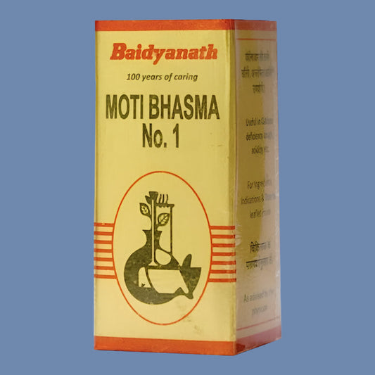 Baidyanath (Nagpur) Moti Bhasma No. 1 – 1g | Ayurvedic Wellness Supplement