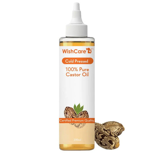 WishCare Premium Cold Pressed Castor Oil -200 ml