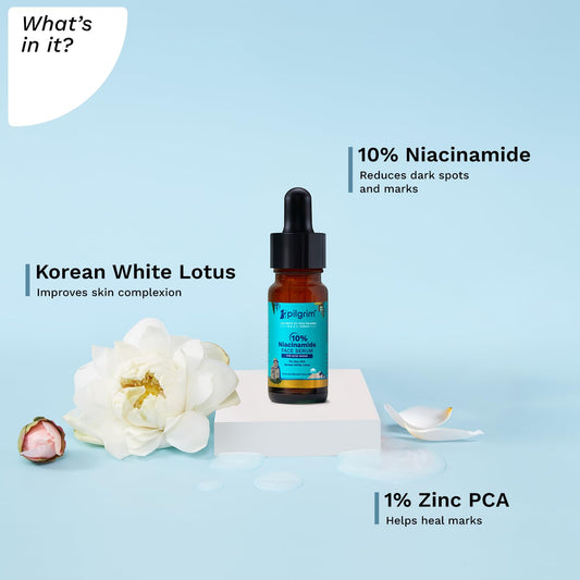 Pilgrim Niacinamide Face Serum For Acne Marks 10ml