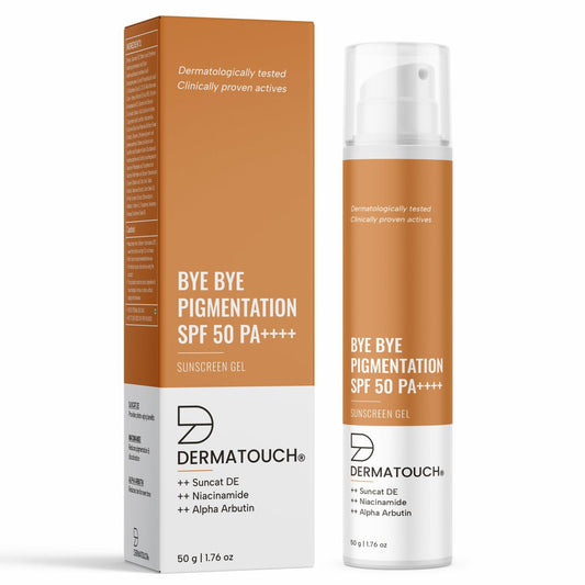 DERMATOUCH BYE BYE PIGMENTATION SUNSCREEN| SPF 50 PA++++ | -50G