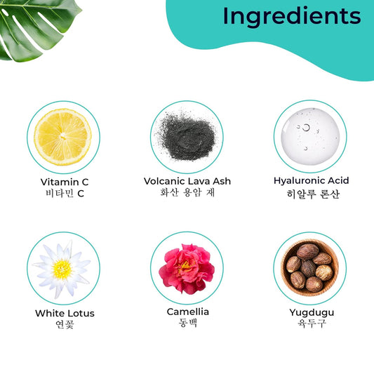 Pilgrim Korean Skin Face Care Kit Vitamin C Night Serum 30ml + Face Wash 100 Ml + Toner 100 Ml + Day Cream Spf50 100 Gm