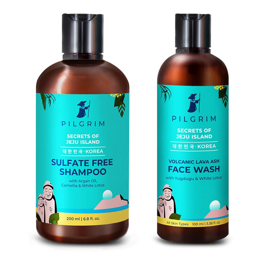 Pilgrim Shampoo200ml & Face Wash 100ml Pack Of 1