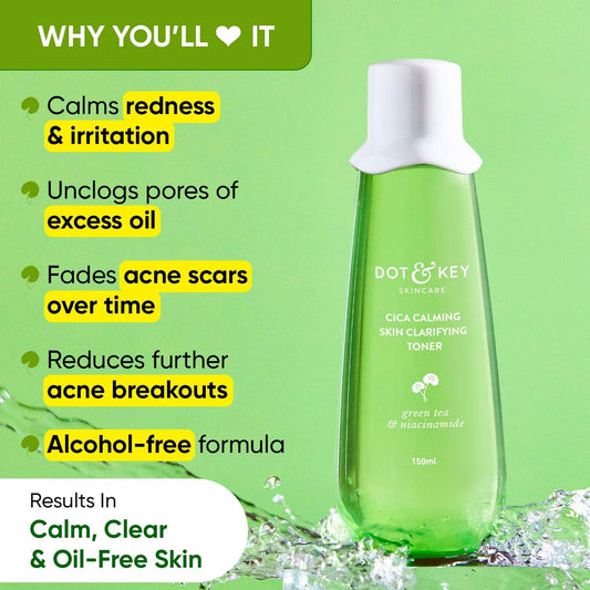 Dot & Key Cica Calming Skin Clarifying Toner -150 ml