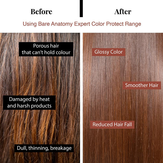 Bare Anatomy Hair Colour Protect Shampoo,Protein For Dry & Frizzy Coloured Hair For Unisex,- 250ml