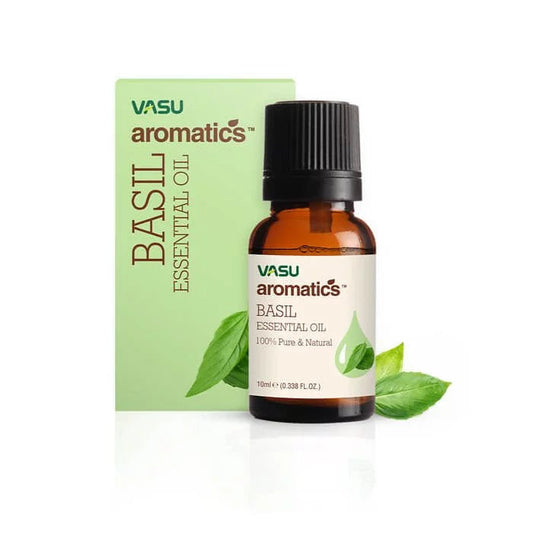 Vasu Aromatics Basil Essential Oil - 10 ml