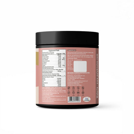 Palak Notes PCOS Support Powder – 40:1 Myo & D-Chiro Inositol Blend | Hormonal Balance & Wellness