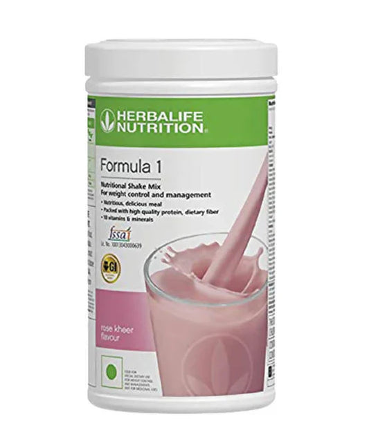 Herbalife Nutrition Formula 1 Nutritional Shake Mix Rose Kheer Flavour -500 gm