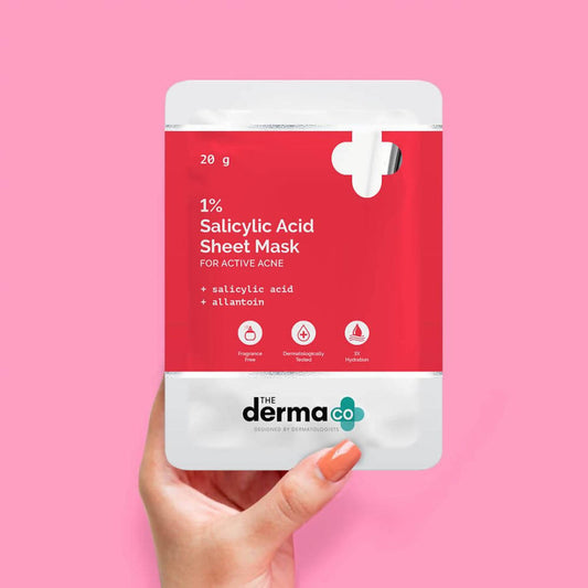 The Derma Co. Hydrating Sheet Mask - Kojic Acid & Alpha Arbutin (20g)