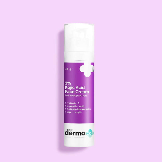 Derma Co 2% Kojic Acid Face Cream - Even Tone & Spot Reduction 30g