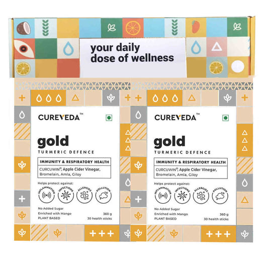 Cureveda Gold Turmeric Defense – Natural Wellness & Immune Boost Supplement