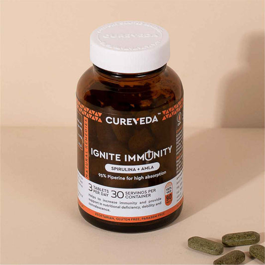Cureveda Ignite Wellness - Herbal Vitality Tablets (90 Count)