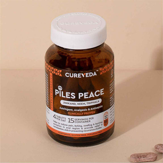 Cureveda Herbal Digestive Support Tablets - 60 Count