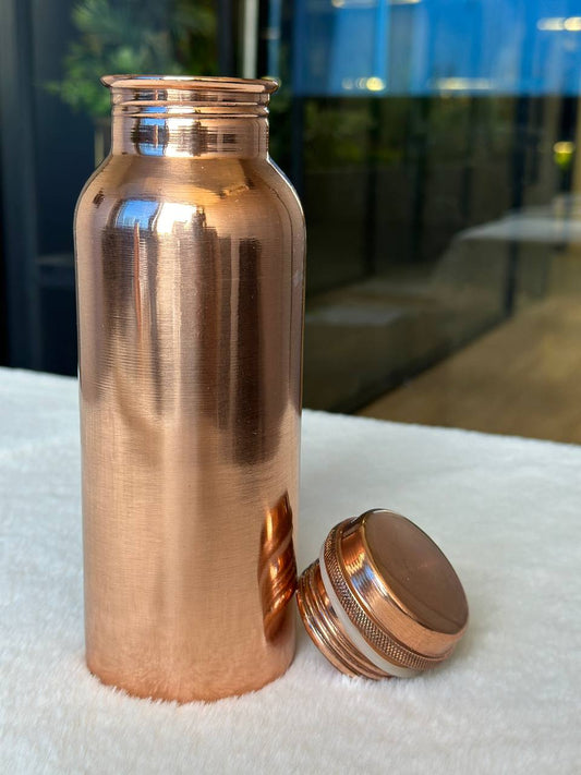 Plain Copper Water Bottle – 500ml