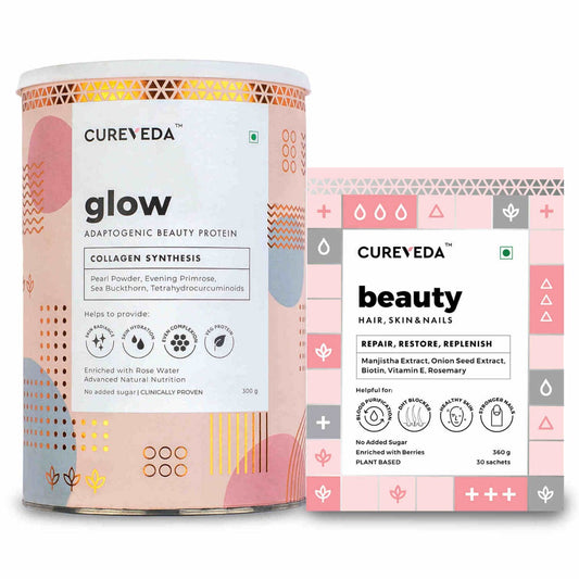Cureveda Glow & Beauty Combo