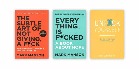 Mark Manson Book Set: The Subtle Art of Not Giving a Fck & Everything is Fcked – Boxed Edition