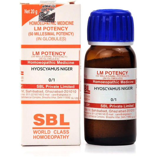 SBL Hyoscyamus Niger 0/7 LM – Homeopathic Remedy