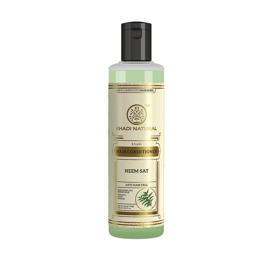 Khadi Natural Neem Sat Hair Conditioner  Anti-Hair Fall Conditioner  Herbal Hair Conditioner for Controlling Dandruff Suitable for All Hair Types