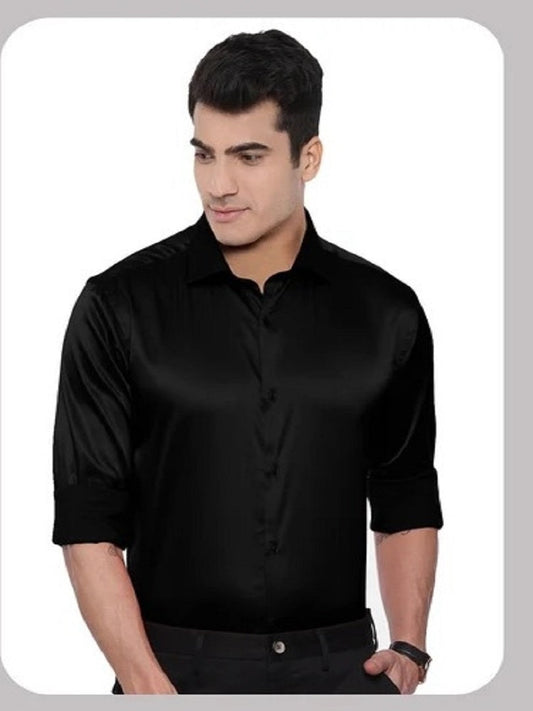 Men Ultra Satin Party Function Wear Shirt