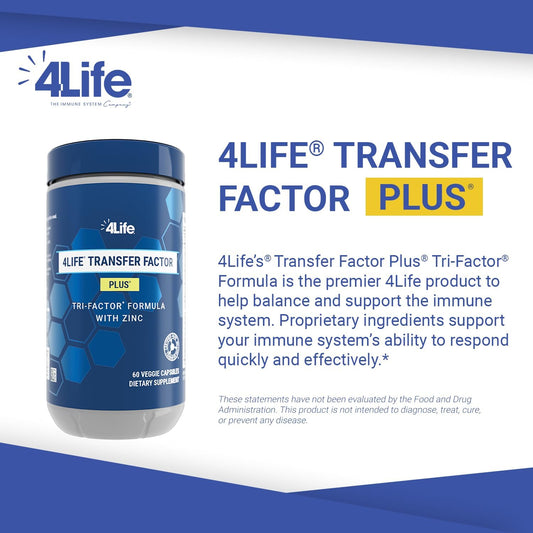 4Life Transfer Factor Plus Immune Support Capsules – 60 Capsules