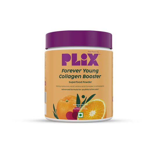 PLIX The Plant Fix Wholefood Collagen Builder Powder for Skin - Orange -200 gm