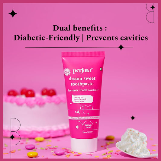 Perfora Dream Sweet Toothpaste - Jamun Mint -150 gm - Pack of 1