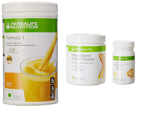 herbalife F 1 Mango ,  Protein Powder And Afresh Lemon