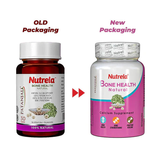Patanjali Nutrela Bone Health Natural Capsules - 30 caps
