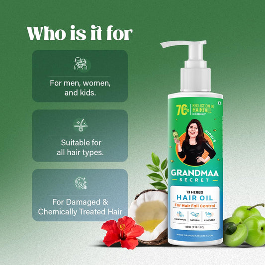 Nidhi's Grandmaa Secret 13 Herbs Hair Oil  100ml