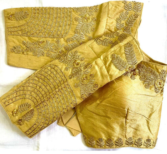 Fantam Silk & Handwork, Dori And Zari Work Blouse