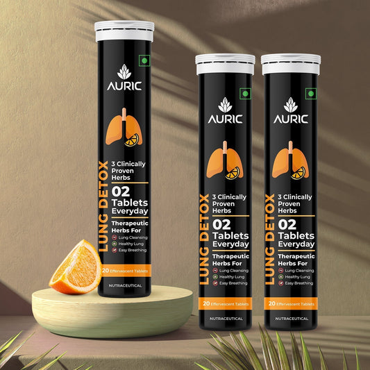 Auric Herbal Effervescent Fizz Tablets – Refreshing Botanical Drink