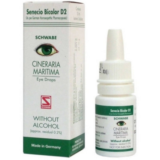 Dr. Willmar Schwabe Germany Cineraria Maritima Eye Drop -|(Without Alcohol-With Alcohol)