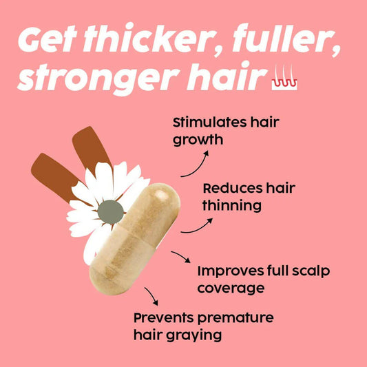 PLIX The Plant Fix Hair Care Women Capsules with Bhringraj -45 caps