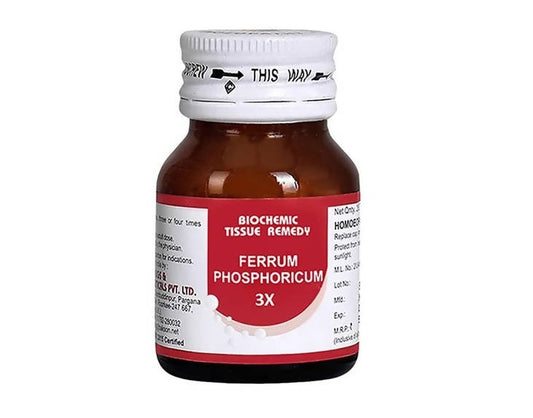 Bak-son’s Ferrum Phos-phoricum Biochemic Tablets – Homeopathic Supplement