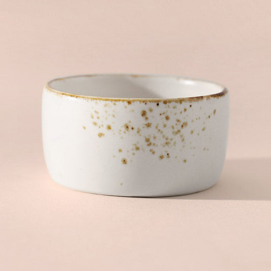 Gold Splatter Dessert Bowl