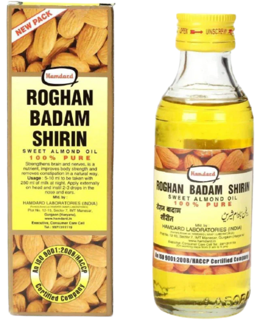Hamdard Roghan Badam Shirin Sweet Almond Oil -50 ml