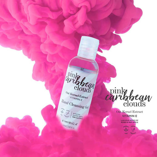 Kimirica Pink Caribbean Clouds Sanitizing Hand Cleansing Gel - 60 ml
