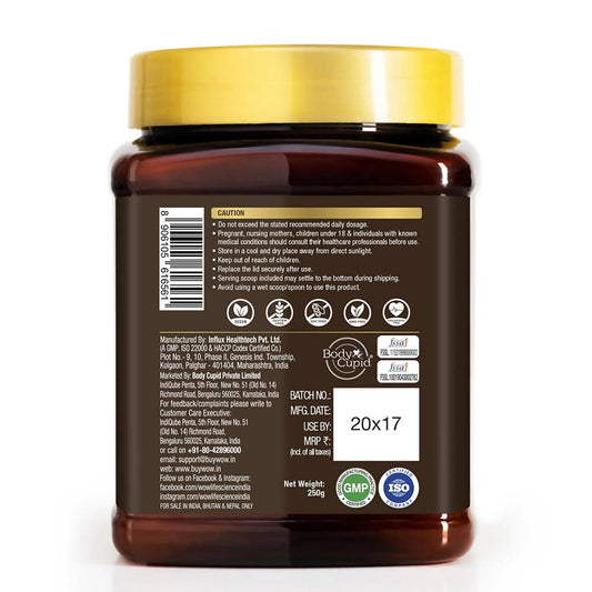 WOW Life Science Plant-Based Biotin Powder - 250 gms