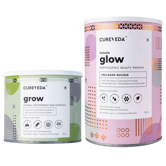 Cureveda Glow & Grow Combo