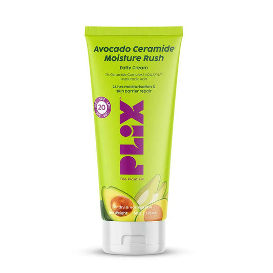 PLIX The Plant Fix Avocado Ceramide Moisture Rush Fatty Cream -50 gm